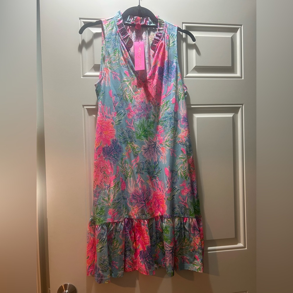 NWT Lilly Pulitzer Malone Dress Celestial Blue